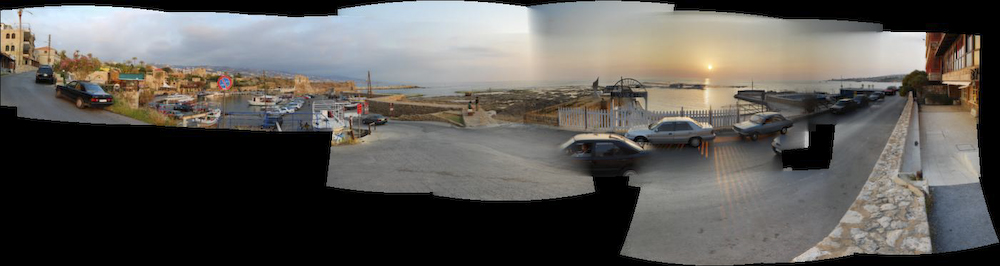 Jbeil harbour - panoramic