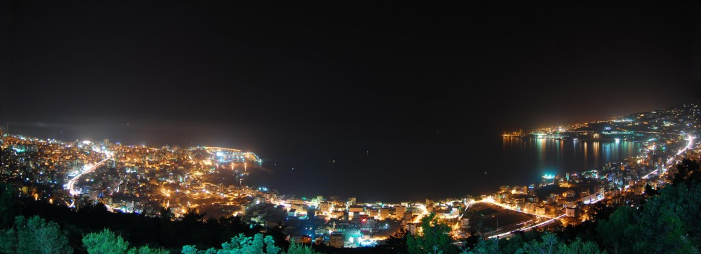 jounieh bay - panoramic view